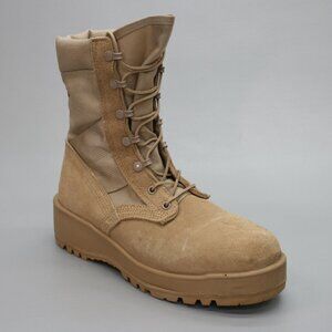 Altama Men's 8 R Tan Suede Hot Weather Desert Military Combat Tactical Boots USA